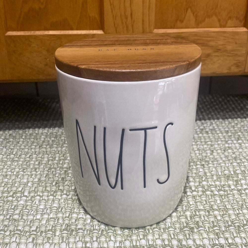 Rae Dunn Nuts Canister